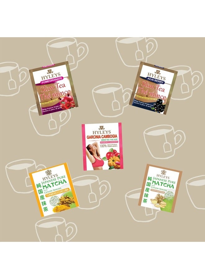 HYLEYS 14 Day Weight Loss Tea – 42 Tea Bags – Garcinia Cambogia, Matcha Green Tea, Senna & Natural Flavors – Supports Weight Loss, Digestion & Metabolism - Image 5