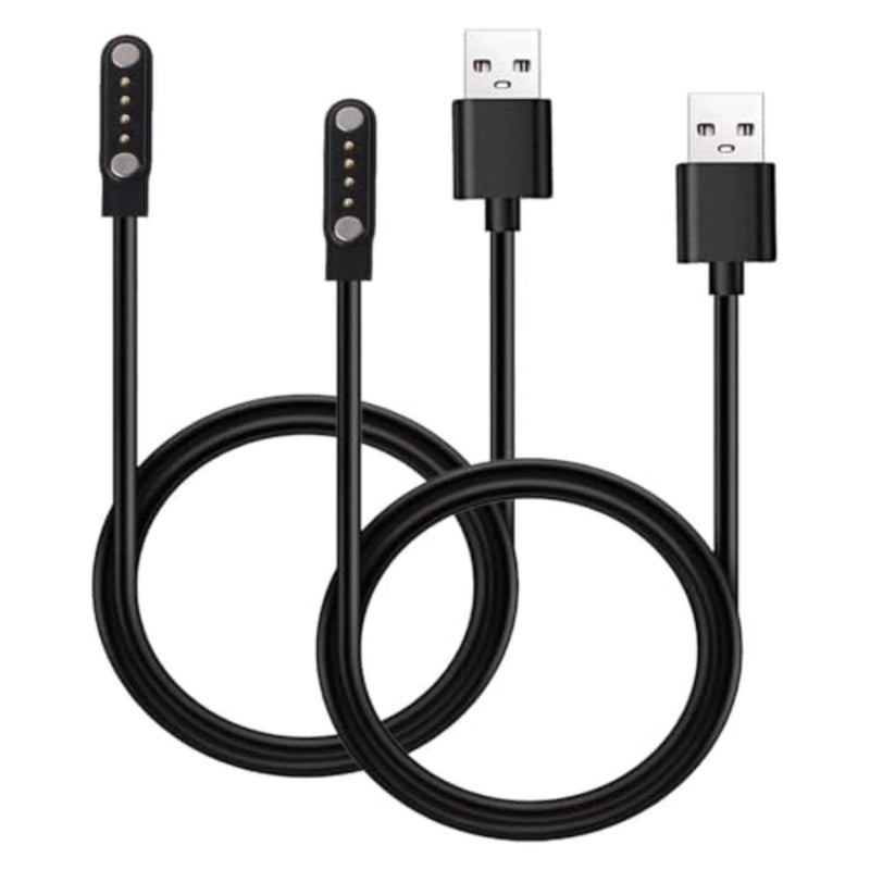 2-Pack Charger for Sootingot P70 Smart Watch, Magnetic Replacement Charging Cable Cord - Image 1