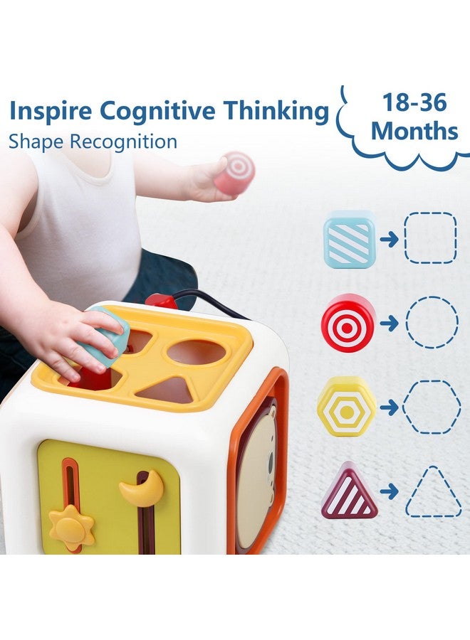iLearn Baby Learning Activity Cube, Montessori Sensory Toys For Toddlers 1-3, Infant Educational Busy Center, Travel Carseat Toy, Birthday Gifts For 6 9 12 18 Month, 1 2 3 Year Old Boys Girls - Image 5
