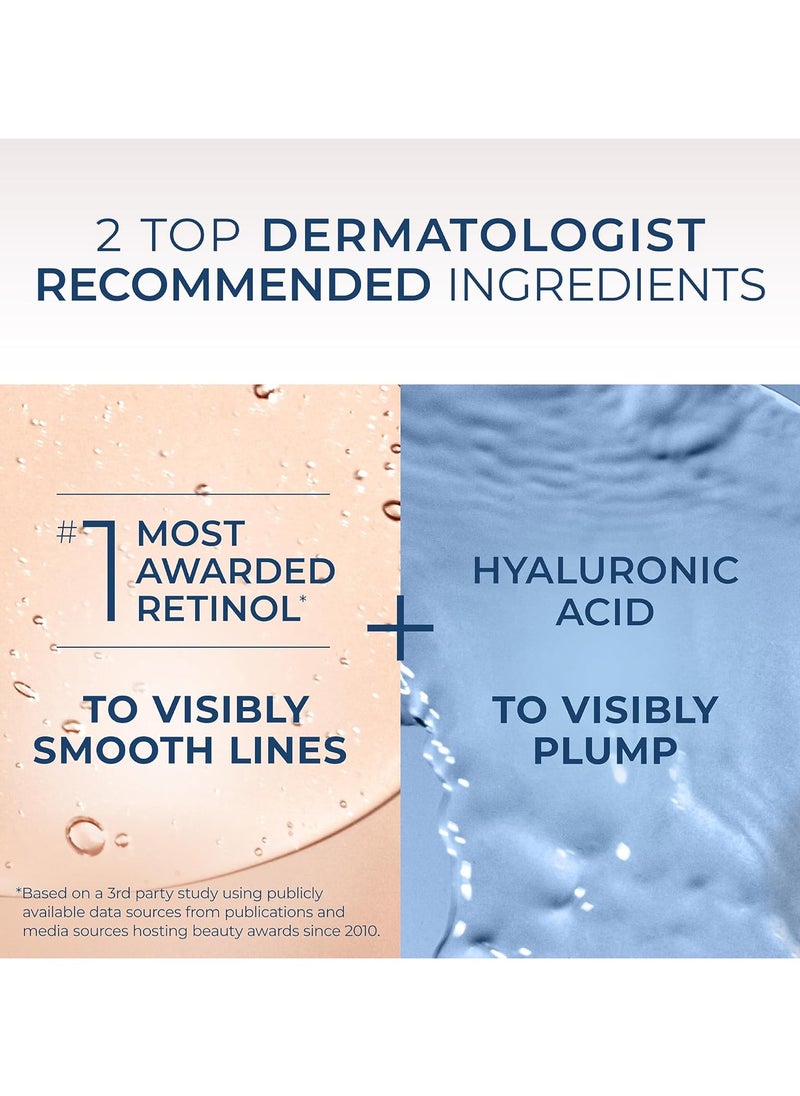 RoC - Retinol Correxion Max Daily Hydration Anti-Aging Face Moisturizer with Hyaluronic Acid, Oil Free Skin Care Cream for Fine Lines, Dark Spots, Post-Acne Scars, 1.7 Ounces (Packaging May Vary) - Image 1