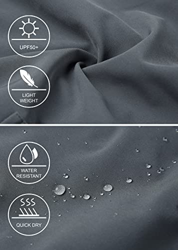 Libin Men's Lightweight Joggers Quick Dry Cargo Hiking Pants Track Running Workout Athletic Travel Golf Casual Outdoor, Grey M - Image 4