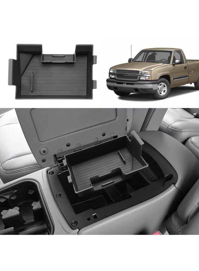 EcoZen Center Console Organizer For 1998-2007 Silverado/Sierra 1500/2500HD/3500HD & 2000-2006 Tahoe/Suburban/Yukon/Yukon XL 1500 2500 & 2002-2006 Avalanche Accessories - Full Console w/Bucket Seats Only - Image 1