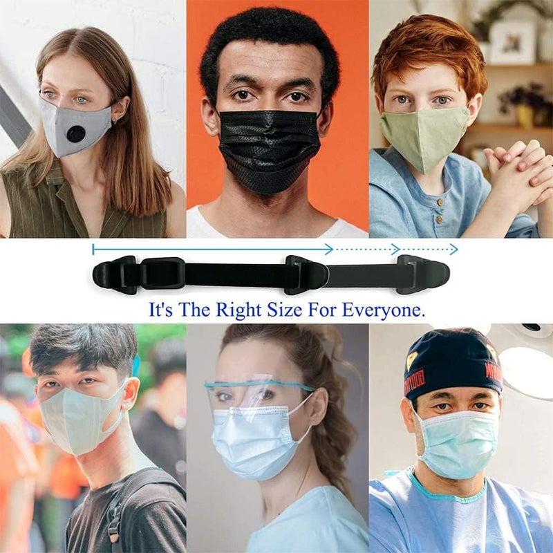 ZBRO 4 Pcs Face Mask Extender Strap Hook, Anti-Slip Mask Clips to Protect Ears - Image 5