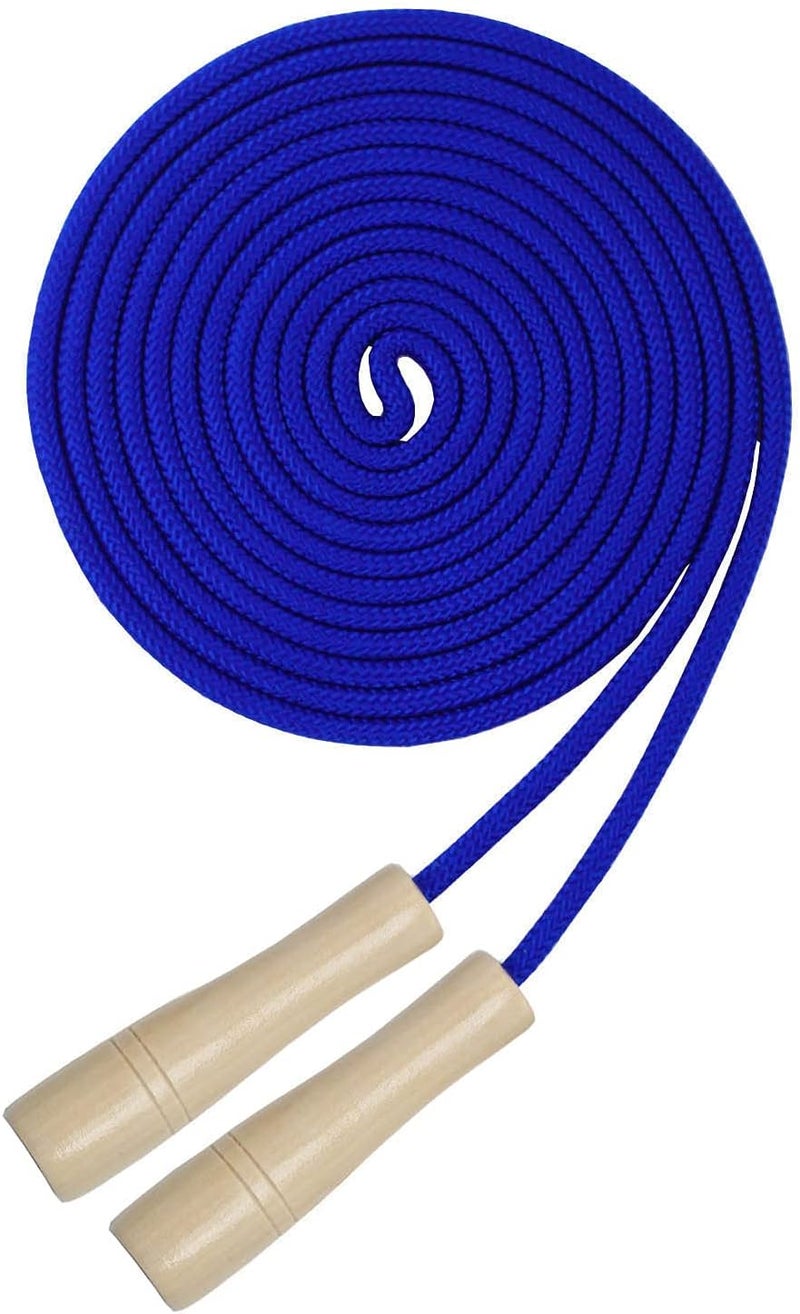 AUMCDIK 16 FT Long Jump Rope for Kids, Adjustable Double Dutch Skipping Rope with Wooden Handle, Multiplayer Team Jumping Rope for Outdoor Fun, School Sport, Party Game, Birthday Gift - Image 1
