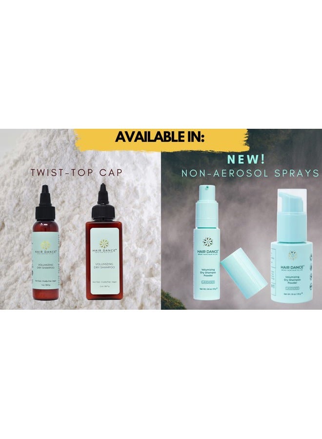 Hair Dance Dry Shampoo Volume Powder | Natural & Organic | Jumbo size | For Dark and Blonde Hair | Made in USA | (Lavender, 2 Ounce (Pack of 1)) - Image 2