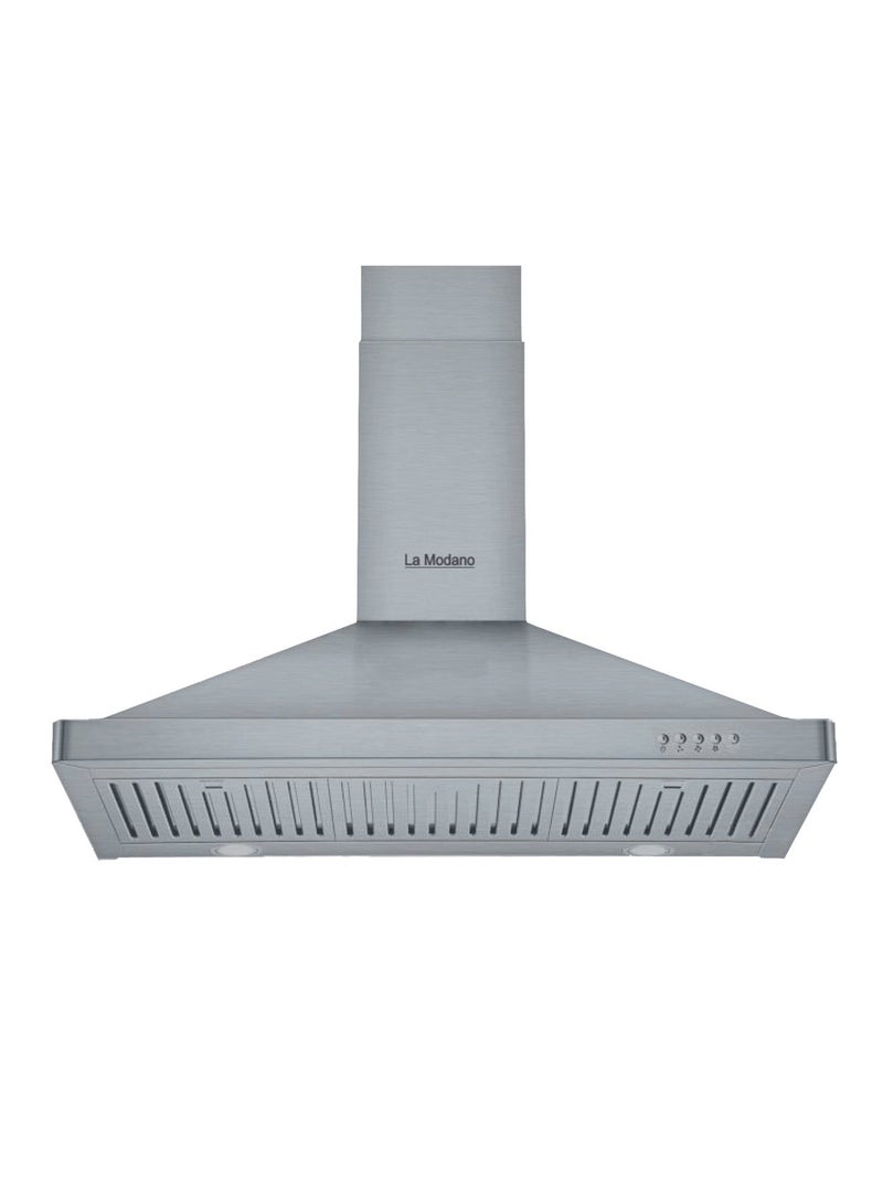 La Modano 60cm Stainless Steel Built-in Pyramid Ventilation Hood With 3 Speeds LMCH60ST Silver - Image 1