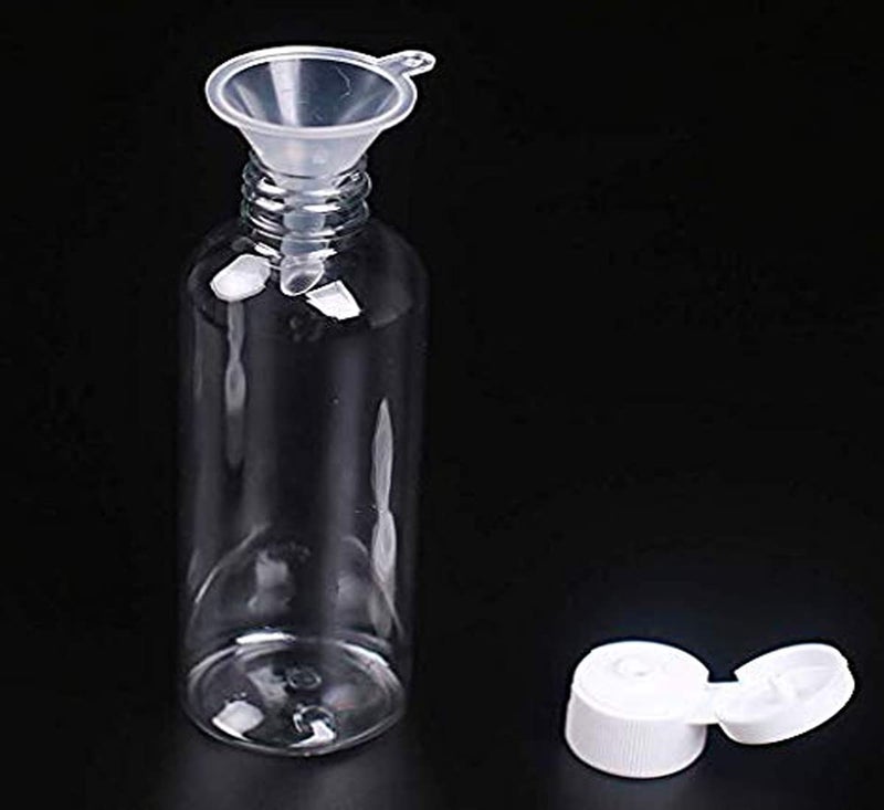 DIY Crafts 2x6 Transparent As Choice Travel Bottles Set Clear Plastic Travel Bottles Toiletries Liquid Containers Refillable Travel Containers Air Flight Travel Bottles p 2x6 Transparent - Image 3