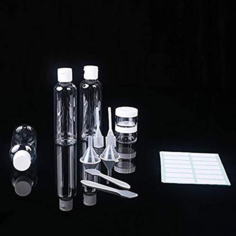 DIY Crafts 2x6 Transparent As Choice Travel Bottles Set Clear Plastic Travel Bottles Toiletries Liquid Containers Refillable Travel Containers Air Flight Travel Bottles p 2x6 Transparent - Image 2