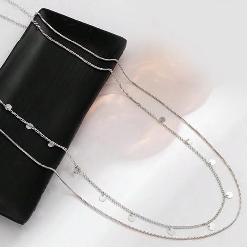 Peora Silver Plated 2 Layer Fancy Waist Chain Belly Chain Kamarbandh Jewellery for Women - Image 3