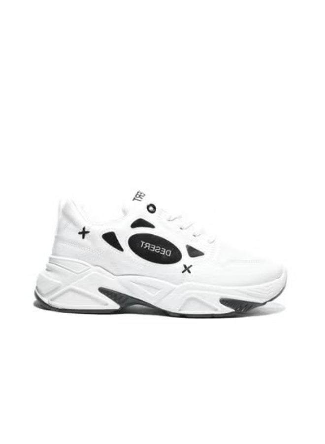 Desert Fashion Sneakers From Leather For Women - Image 1