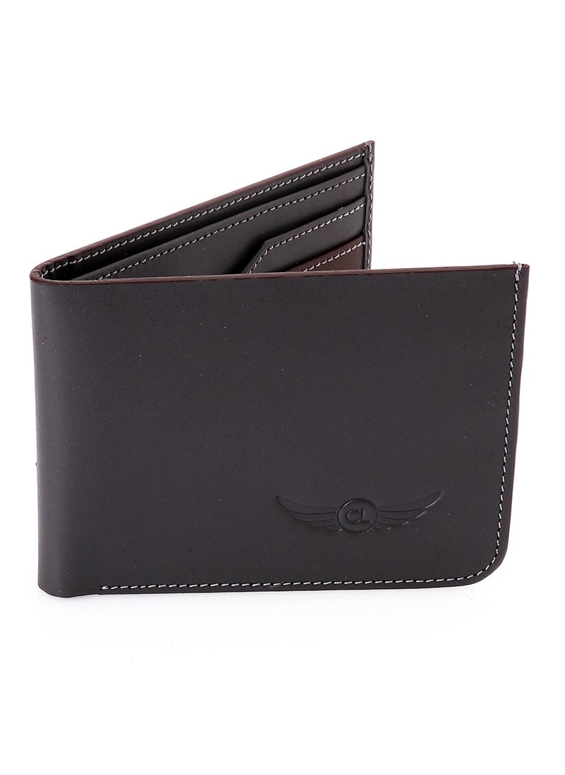 Crossland CROSSLAND Genuine Leather Slim Bifold Wallet for Men, 6 ID Slots, RFID Blocking Technology  - Image 1