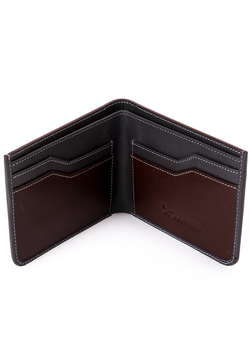 Crossland CROSSLAND Genuine Leather Slim Bifold Wallet for Men, 6 ID Slots, RFID Blocking Technology  - Image 3
