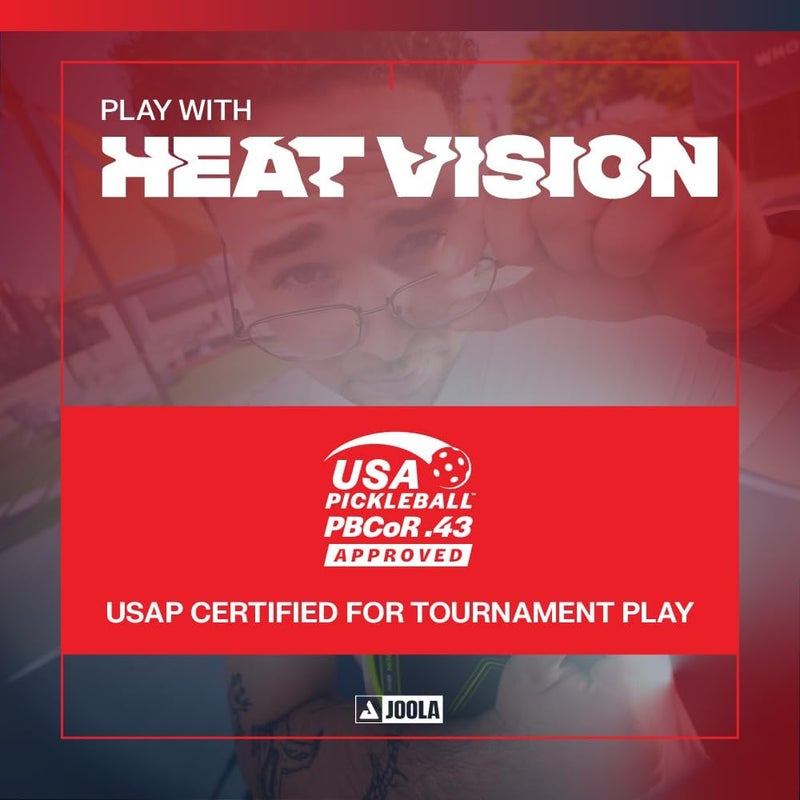 JOOLA Double Vision 16mm Pickleball Paddle - Aramid Surface for Enhanced Control - USAP Approved - Image 5