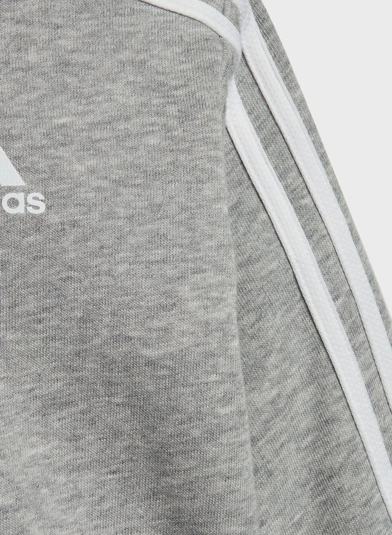 adidas بدلات تدريب رمادية  للأطفال حديثي الولادة - أشهر