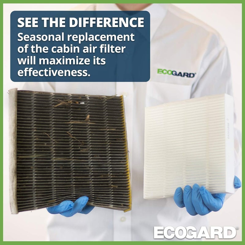 ECOGARD فلتر هواء المقصورة XC10434 يناسب نيسان X-Trail من 2015-2025، رينو كوليوس من 2016-2024، لوجان من 2022-2024، نيسان روج من 2014-2020، روج سبورت من 2017-2022، قشقاي من 2017-2023 (عبوة من 6)  - Image 4