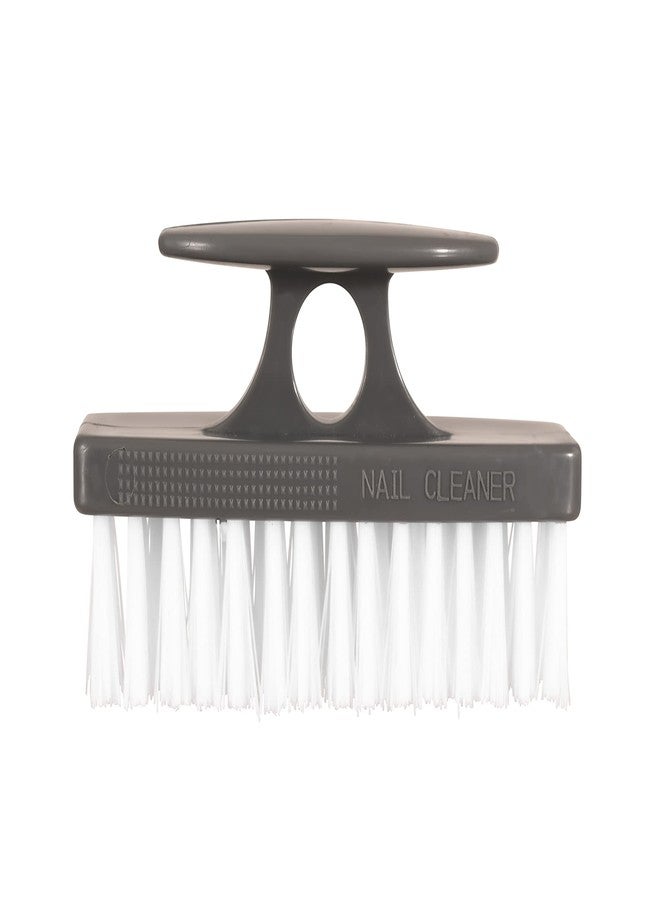 Superio Stiff Nail Brush Cleaner with Handle- Durable Brush Scrubber to Clean Toes, Fingernails, Hand Scrubber All Surface Cleaning, White Heavy Duty Scrub Brush Stiff Bristles, Easy to Hold - Image 1