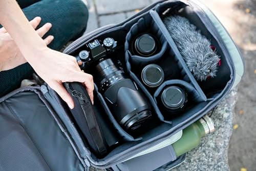 NOMATIC Luma Camera Pack 18L - Camera Backpack Designed by Peter McKinnon - Camera Bag for Photographers (Sage) - Image 5