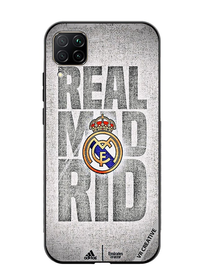 VR CREATIVE Protective Case Cover For Huawei Nova 7i/P40 Lite Real Madrid Logo Design Multicolour - Image 1