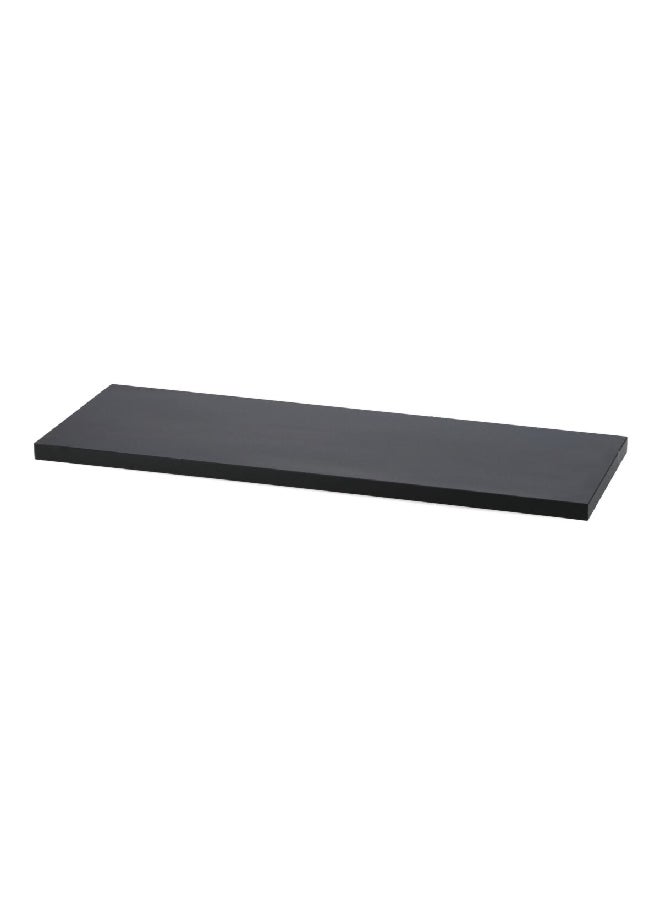 Micasa Elegant and Modern Design Rectangular Wooden Shelf 120 x 20cm Black  - Image 3