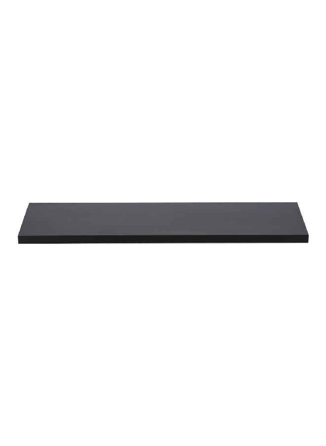 Micasa Elegant and Modern Design Rectangular Wooden Shelf 120 x 20cm Black  - Image 1