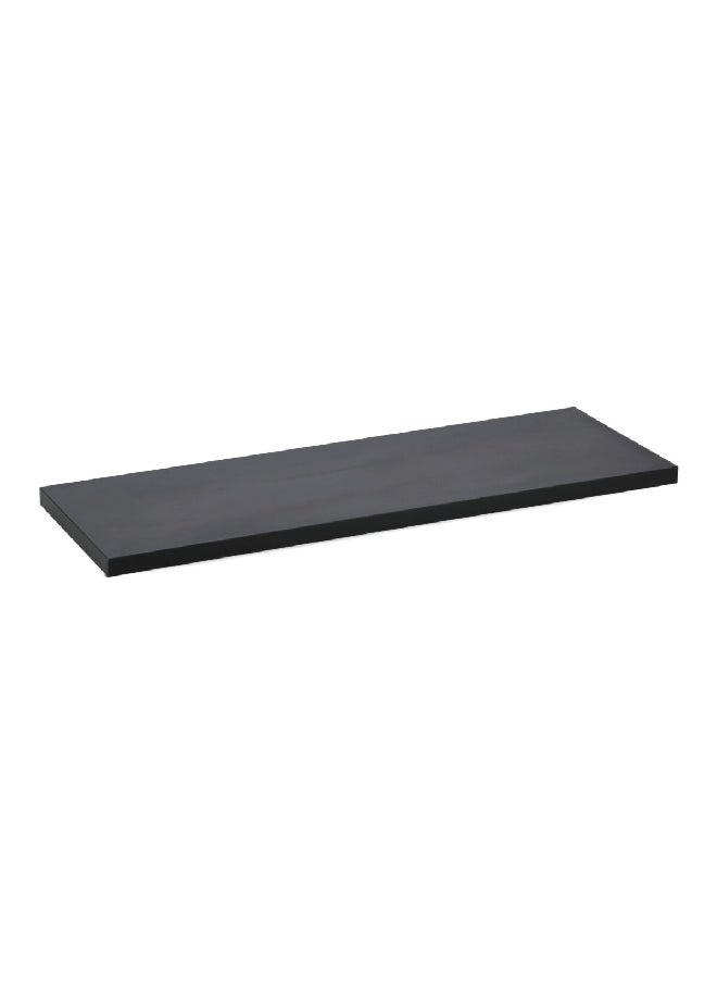 Micasa Elegant and Modern Design Rectangular Wooden Shelf 120 x 20cm Black  - Image 2