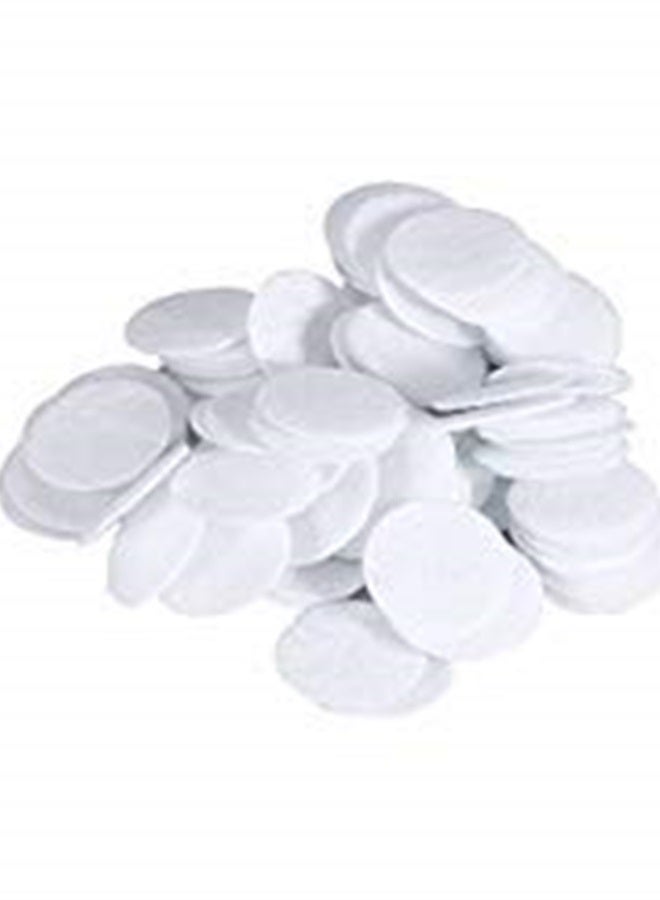 100pcs New Cotton Filter Round Filtering Pads For Blackhead Removal Beauty Machine(20mm)