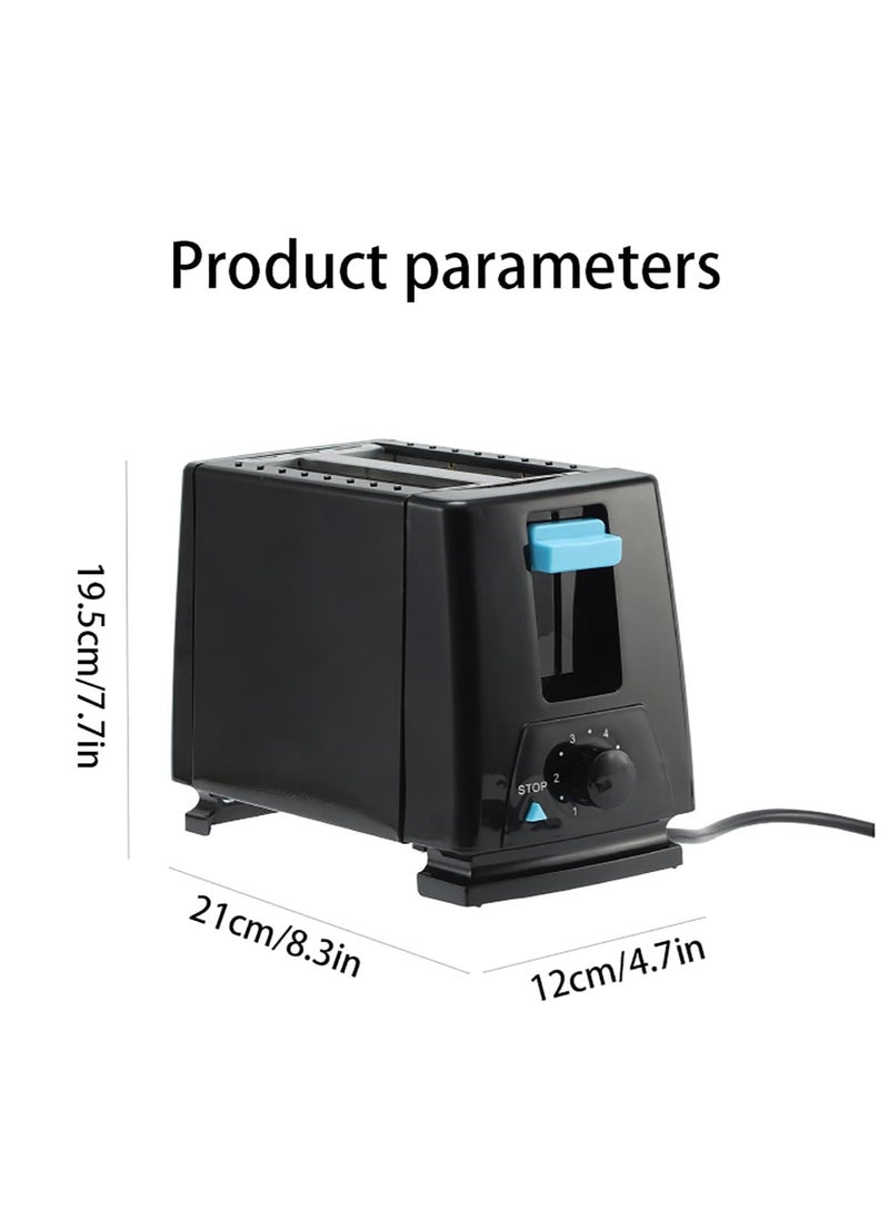 Generic Breakfast Machine 650W, Household Breakfast Toaster, 6-Speed Adjustment, Removable Tray, Double-sided Heating, Defrost, Cancel and Reheat Functions, Automatic Pop-up, for Making Various Breakfast  - Image 5