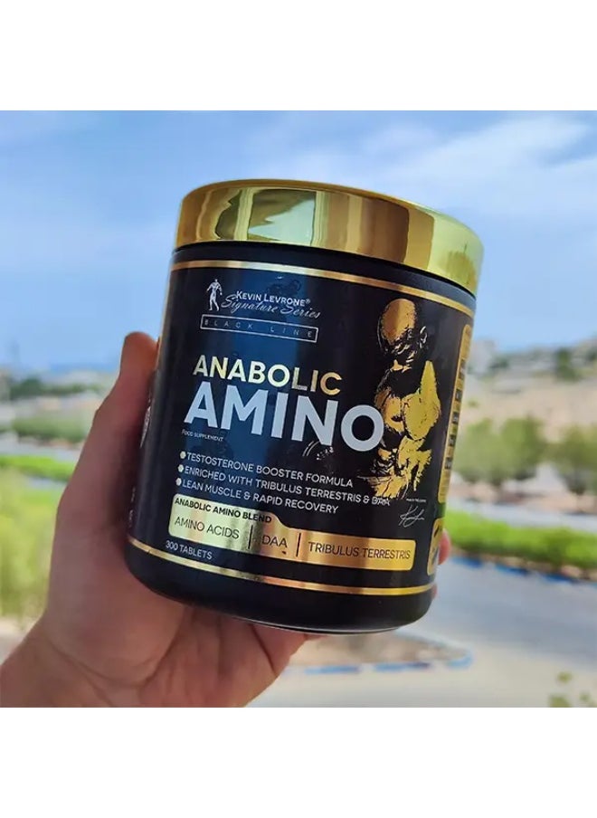 KEVIN LEVRONE Black Line Anabolic Amino 300 Tablets  - Image 4