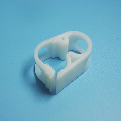 DOPHO Adjustable Tube Clamps 0.236-0.472 Inch Tube Laboratory Pinch Valve Flow Control Hose Clamp 5pc Pack White - Image 2