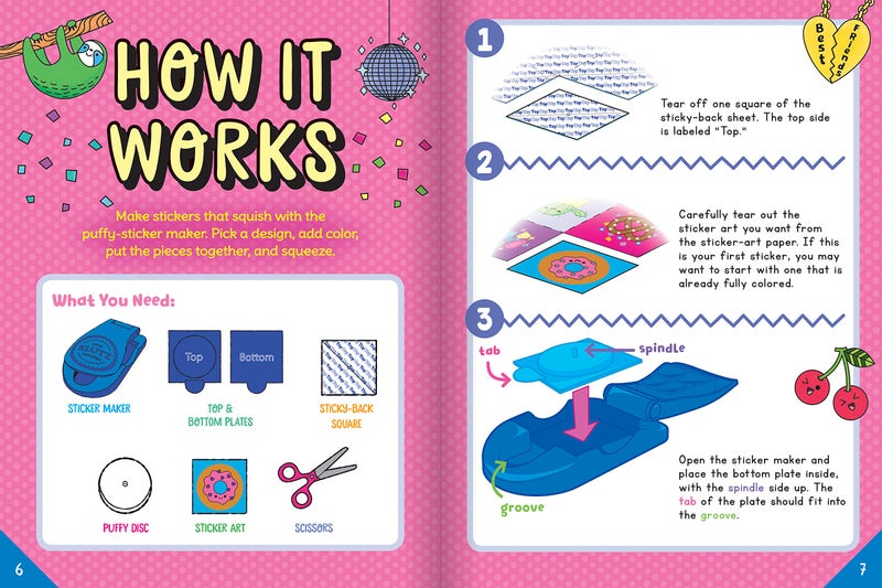 Klutz Make Your Own Puffy Stickers - Image 4