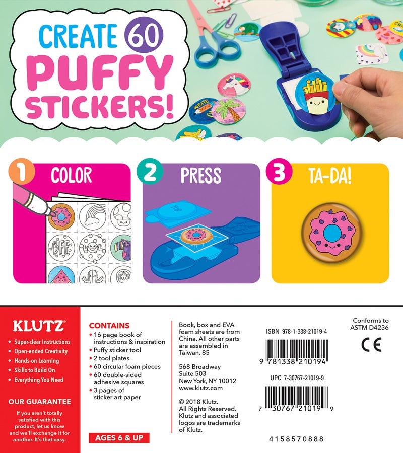 Klutz Make Your Own Puffy Stickers - Image 2