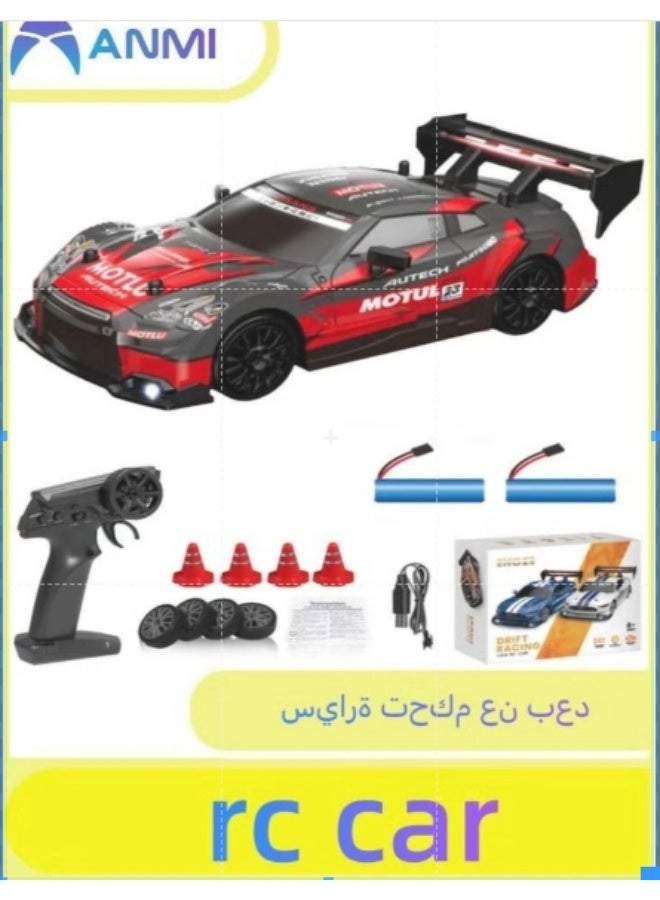 Anmi 1:24 Scale remote control car , High Speed rc car with LED Lights, Drift Wheels