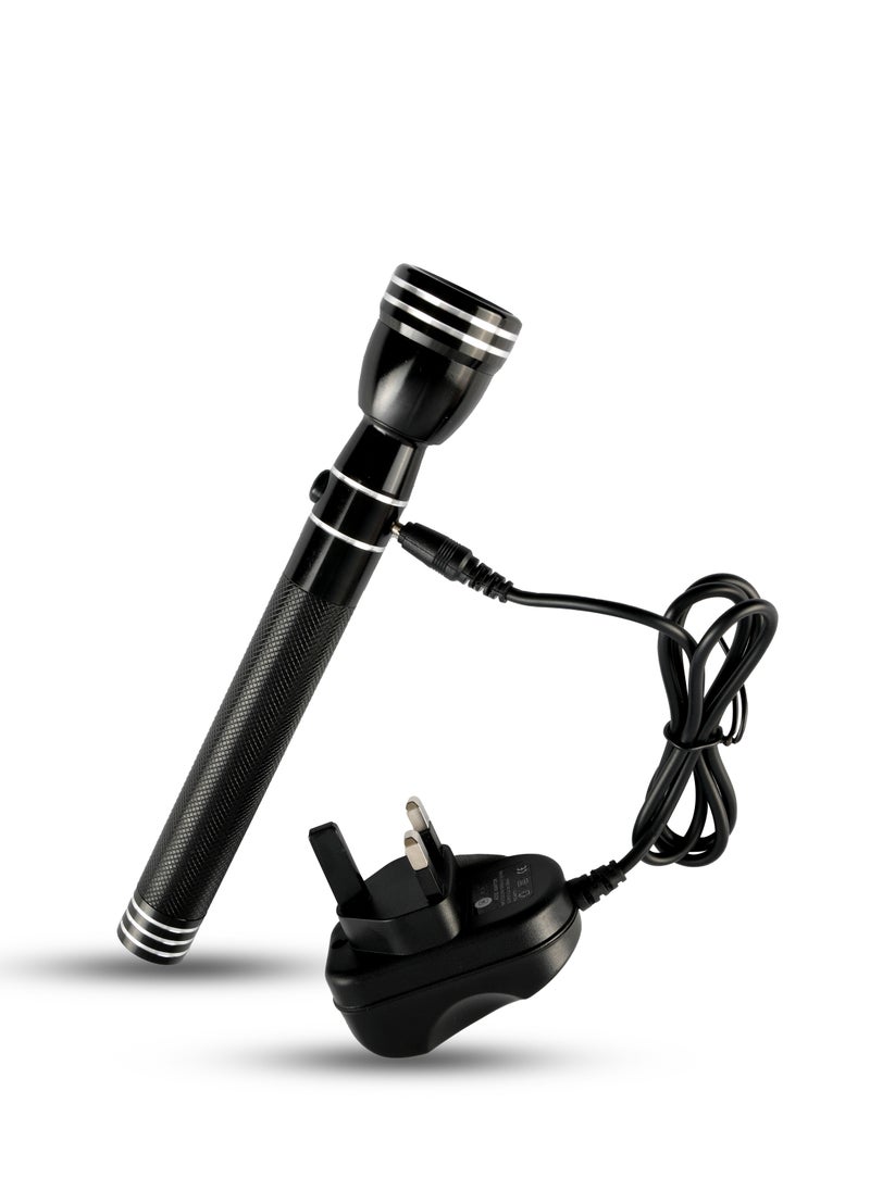 AFRA AFRA LED flashlight, 3W, Rechargeable Battery 1000MAH, Waterproof, Shock and Corrosion Resistant, Compact Design, With AC Adapter, AF-0001AATR, 2 Years Warranty  - Image 3