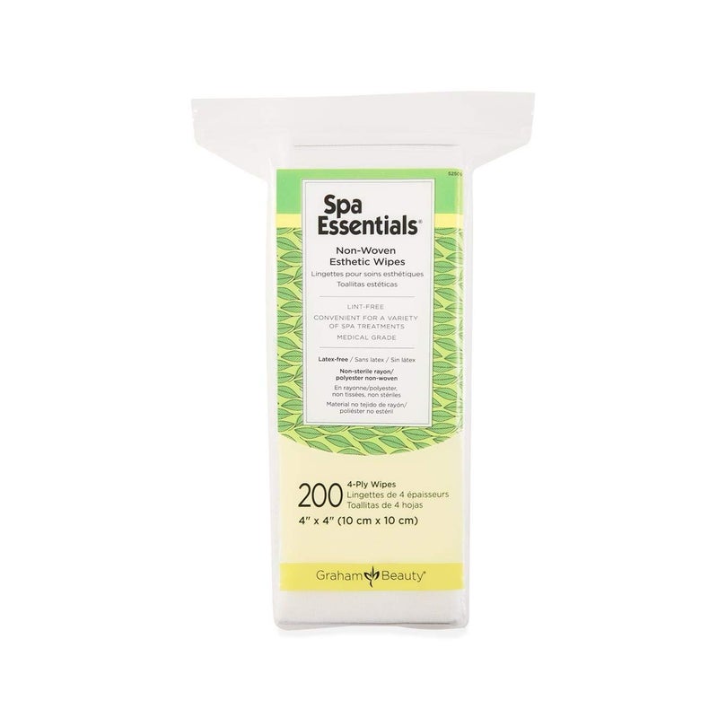 Graham Spa Essentials Nonwoven Esthetic Wipes 4 X 4, 200 Count - Image 1