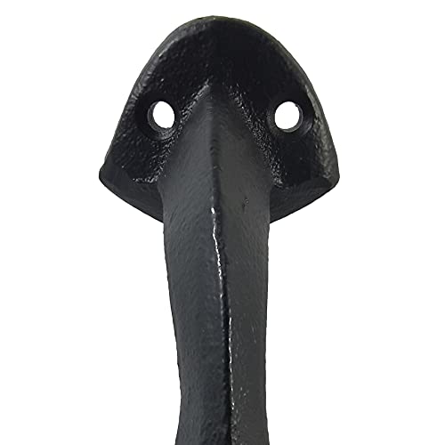 YOOHUA 4PCS Cast Iron Whale Tail Wall Hooks with Mounting Screws - Image 3