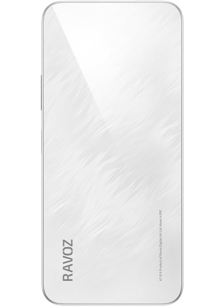 Ravoz A7 No Camera No GPS, 12GB RAM (4GB + 8GB Expandable), 128GB ROM | NFC | White (UAE Version) - Image 3