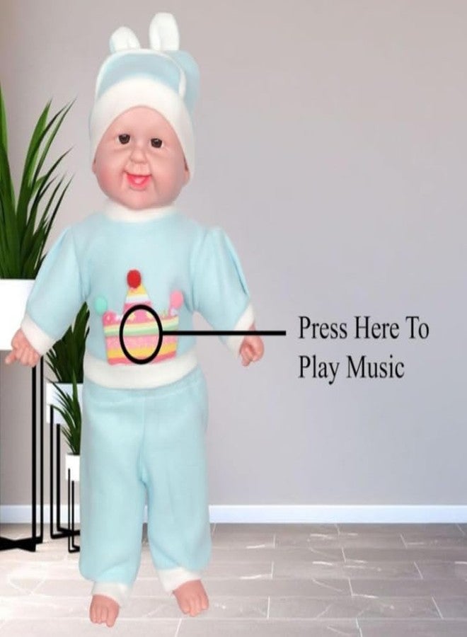 Manos Baby Musical Winter Cap Soft Toy for Baby boy and Girl (Pack of 1) New -0.79 - Image 2