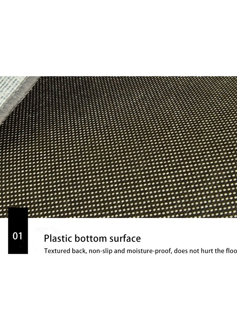 بريمو بلس سجادة بولي بروبيلين مستطيلة الشكل مطبوعة فاخرة وحديثة دافئة ومضادة للانزلاق - Image 3