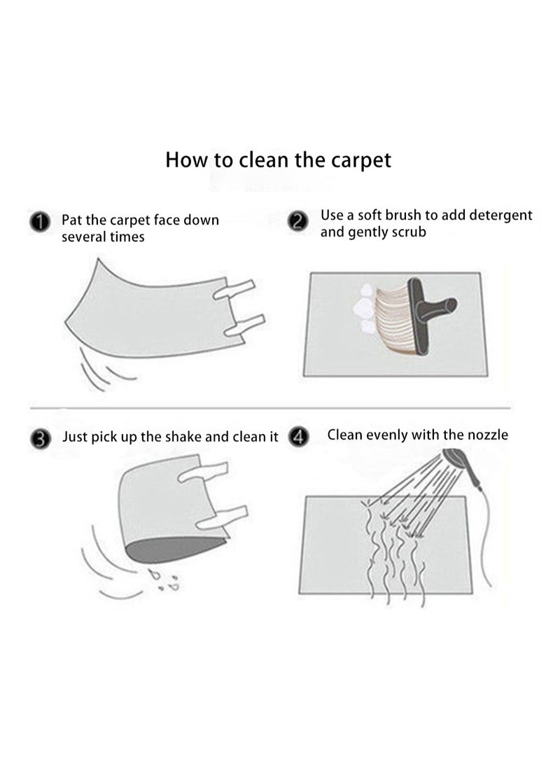 بريمو بلس سجادة بولي بروبيلين مستطيلة الشكل مطبوعة فاخرة وحديثة دافئة ومضادة للانزلاق - Image 5