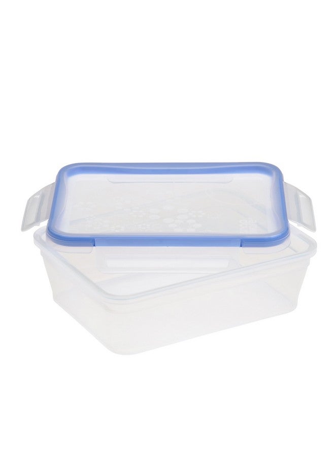 Snapware Total Solution 8.5-Cup Plastic Food Storage Container with Lid, 8.5-Cup Rectangular Meal Prep Container, Non-Toxic, BPA-Free Lid with 4 Locking Tabs, Microwave, Dishwasher, and Freezer Safe