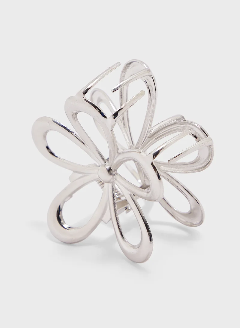 Ginger Floral Claw Clip
