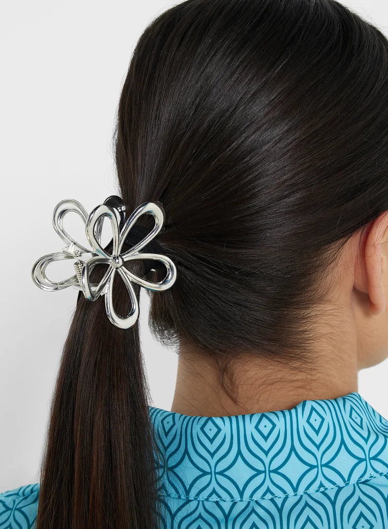 Ginger Floral Claw Clip
