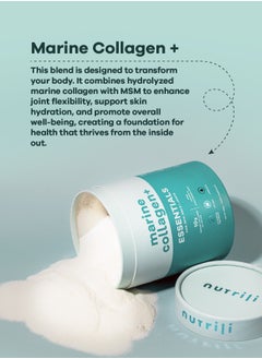 nutrili Marine Collagen Plus 10g X 25 Servings MSM, Hyaluronic Acid And Vitamin C - 280G  - Image 2