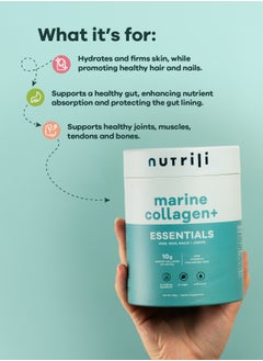 nutrili Marine Collagen Plus 10g X 25 Servings MSM, Hyaluronic Acid And Vitamin C - 280G  - Image 4
