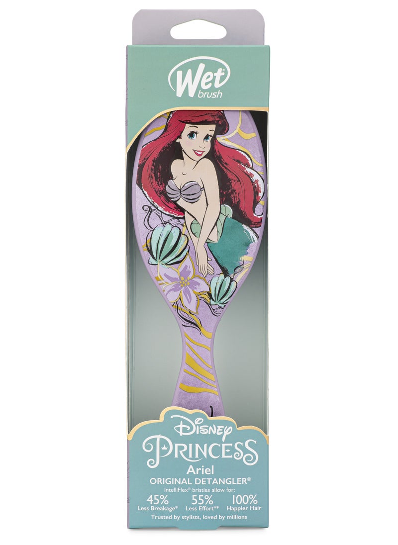 Wet brush Wet Brush Disney Princess Ariel Detangling Hair Brush – IntelliFlex Bristles for Pain-Free Brushing – Reduces Breakage & Tangles – For Wet & Dry Hair, All Hair Types  - Image 1
