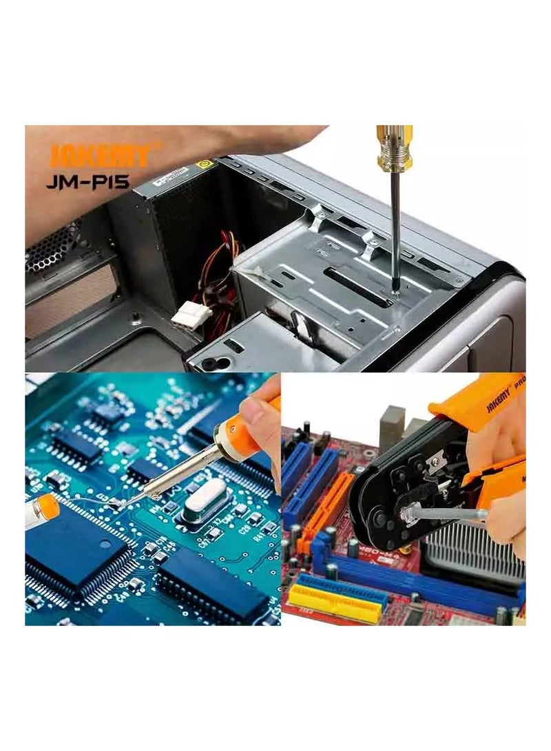 JAKEMY 17 in 1 DIY Network repair tool kit set JM-P15 - Image 4