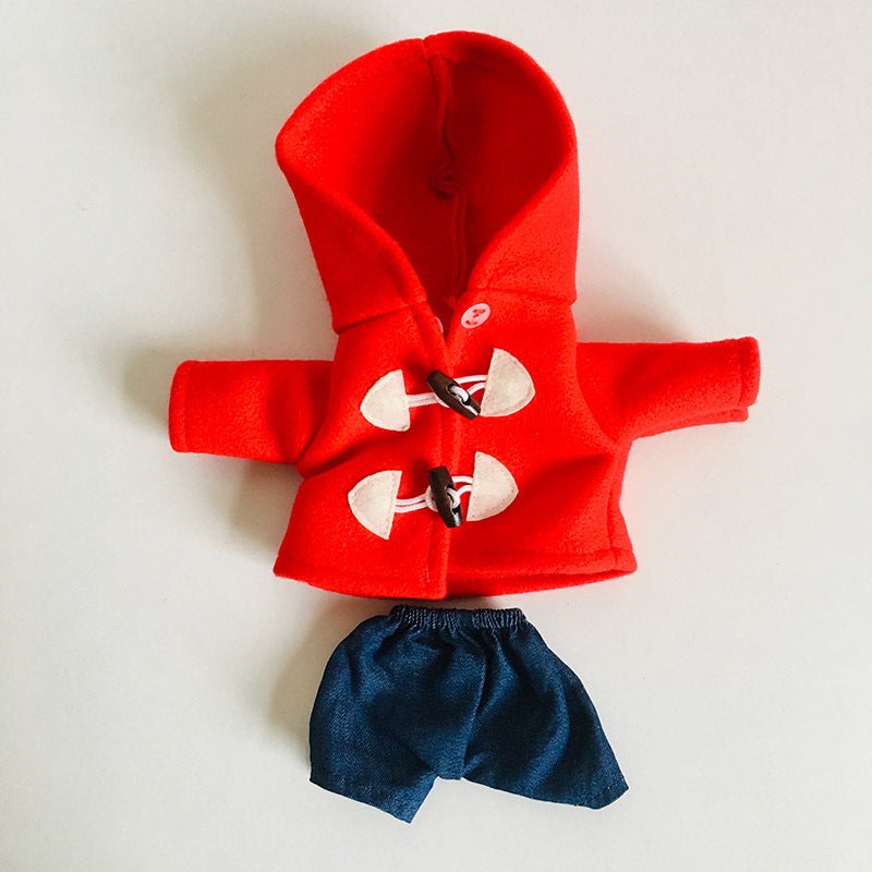 23Cm Repair Hook Xiao Fei Dog Doll Clothing Accessories Christmas Sweater Set Cardigan Strap Pants Clothes Set Change - Image 1