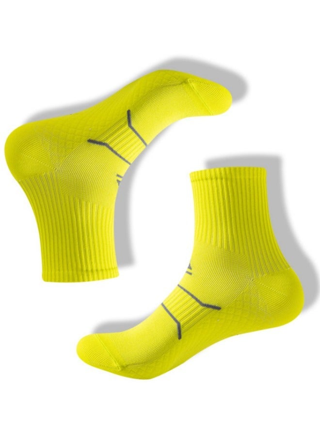 Pure cotton 5-piece women's running sports socks for girls, mid-tube Yoga fitness, sweat absorbent and breathable. - Image 2