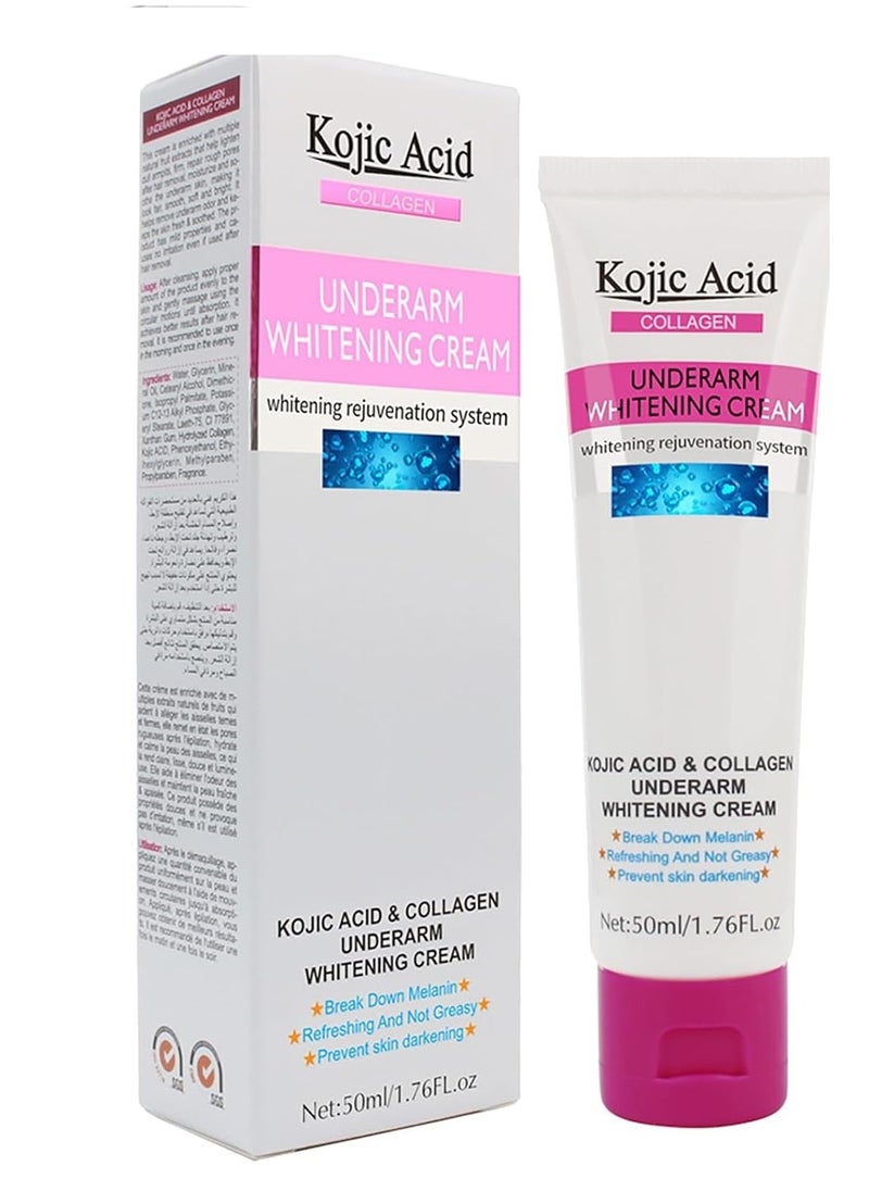 KOJIC ACID - Kojic Acid And Collagen Underarm Whitening Cream 50 ML - Image 1