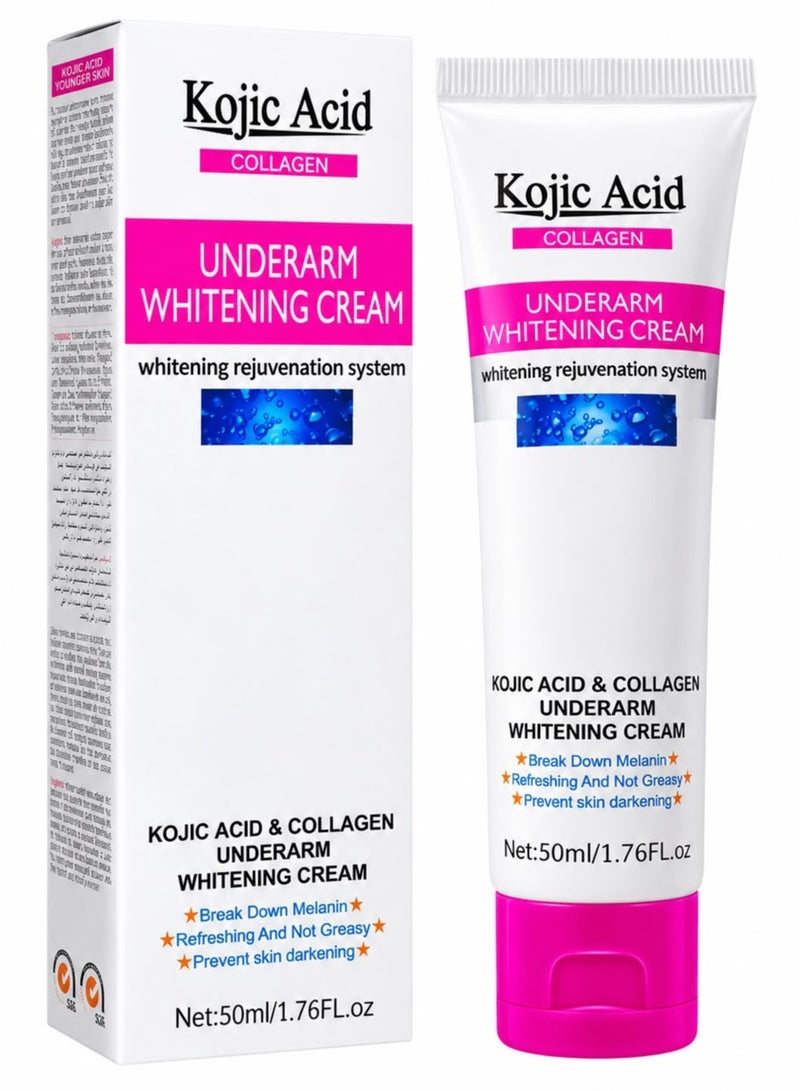 Kojic Acid And Collagen Underarm Whitening Cream 50 ML - Image 1